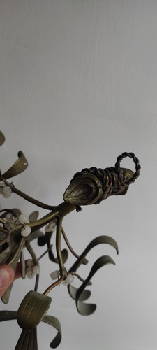 LUSTRE BOULE DE GUI ART NOUVEAU ANCIEN A RENOVER - Photo 5/16