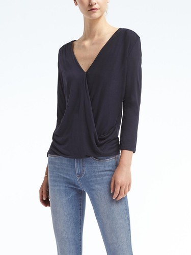 BANANA REPUBLIC Draped Wrap Effect 