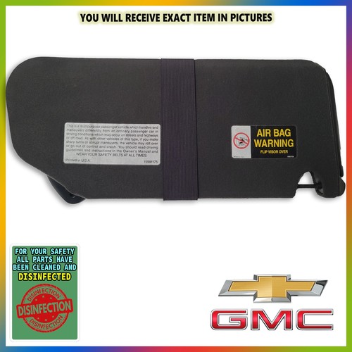 1995-2005 GMC Jimmy Chevy Blazer S10 Driver Sun Visor GRAY LEFT DRIVER SIDE - 第 1/6 張圖片