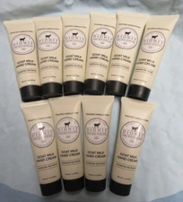 10 DIONIS  GOAT MILK HAND CREAM  - TOASTED VANILLA CHAI - 1 OZ EACH -