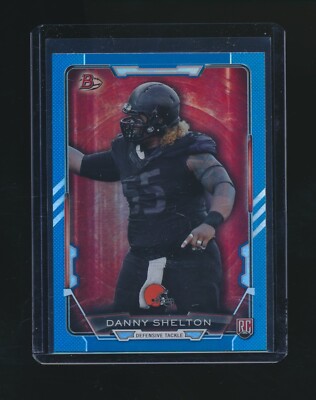 DANNY SHELTON 2015 BOWMAN BLUE FOIL RC PARALLEL 470/499 #12