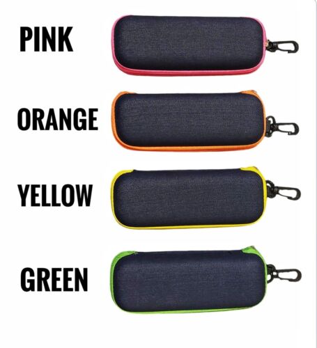 Portable Zipper Eye Glasses Cover Sunglasses Case Protector Holiday Gift Travel - Picture 18 of 27