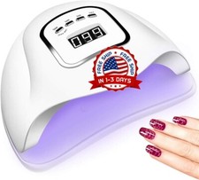 Secador de U as Profesional Lampara LED UV De 120W Para Gel Secado Con LCD Plan