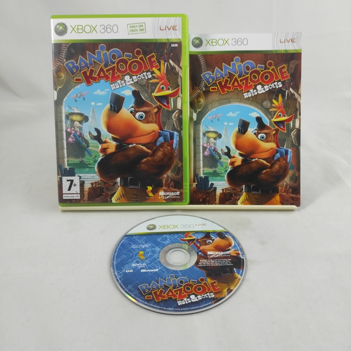 BANJO KAZOOIE NUTS & BOLTS Xbox 360 game with manual