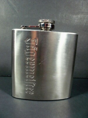 Jagermeister Stainless Steel Pocket Flask 6 oz.