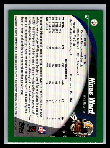 2002 Topps Football # 1 - 200 - Pick Your Card! - Picture 134 of 400