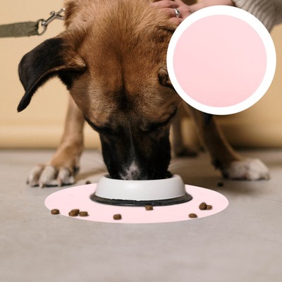 Dog Placemat Pet Drinking Mat Silicone Placemat Pet Food Mat