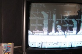 Nintendo Super C Contra 2 NES vintage original classic video game cartridge 1990