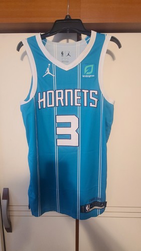 Terry Rozier 2020-21 Charlotte Hornets Game Worn Used Authentic Jersey Meigray - Picture 2 of 12