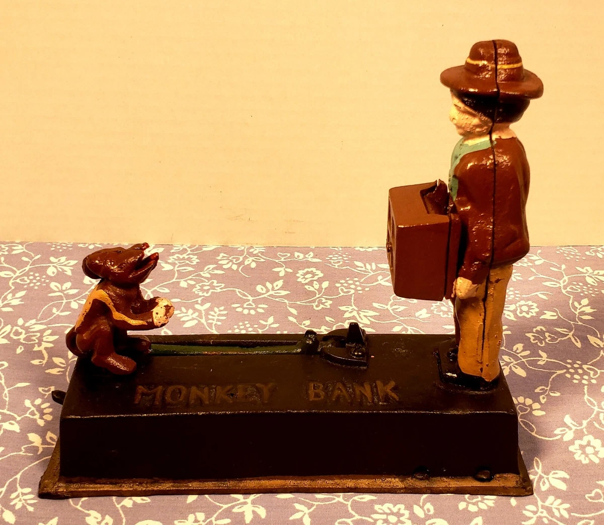 Monkey Bank In Collectible Mechanical Banks for sale | eBay