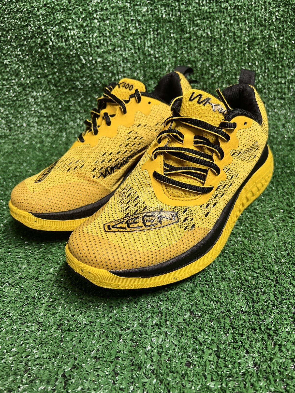 Keen WK400 scarpe da passeggio da donna taglia 7 5 gialle nere 1027463