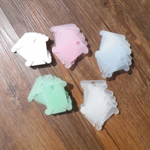 Plastic Thread Bobbins for Cross Stitch Embroidery Floss&Craft Storage 100PCS - Image 2 of 3