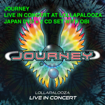 JOURNEY LIVE IN CONCERT AT LOLLAPALOOZA JAPAN DVD + 2 CD SET 5GT