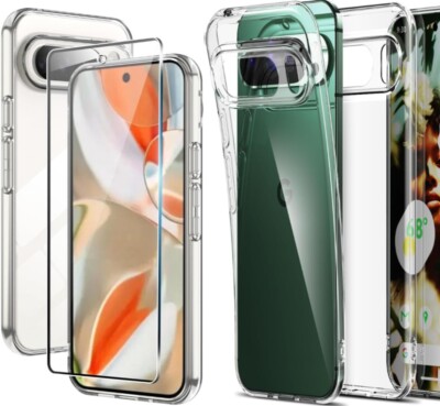 Hülle für Google Pixel 9 Pro XL (2024), Klar Silikon Stoßfest Gel Handyhülle