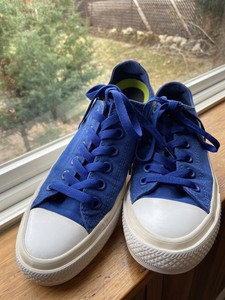 converse with lunarlon blue