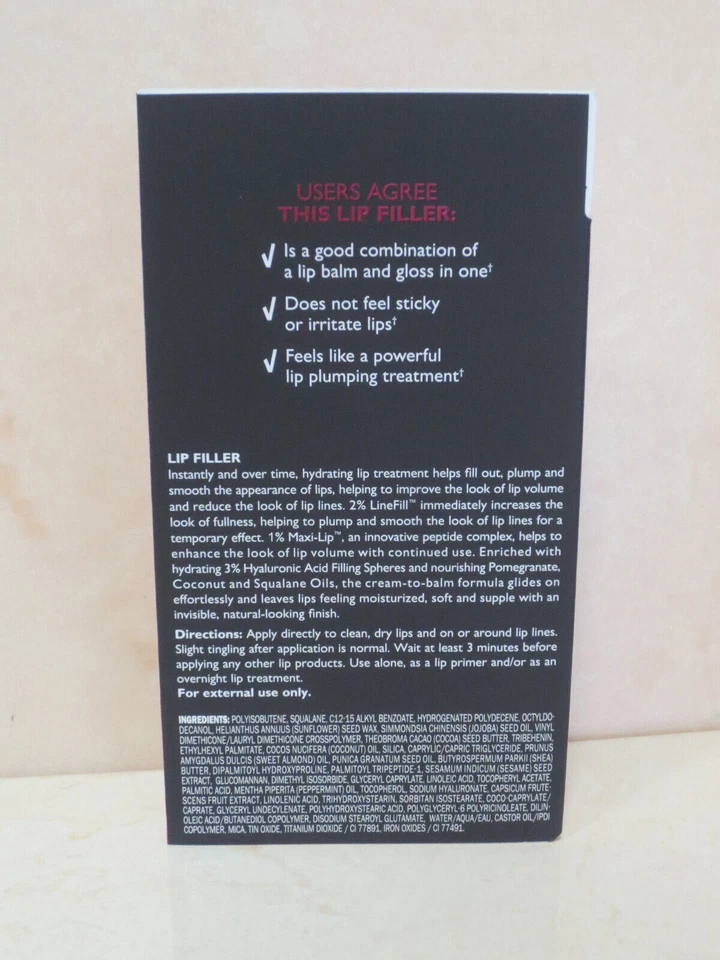 PETER THOMAS ROTH RELLENO LABIAL FIRME INSTANTÁNEO COMPLEJO DE PÉPTIDOS RELLENOS 0,3 OZ Foto 2 de 3