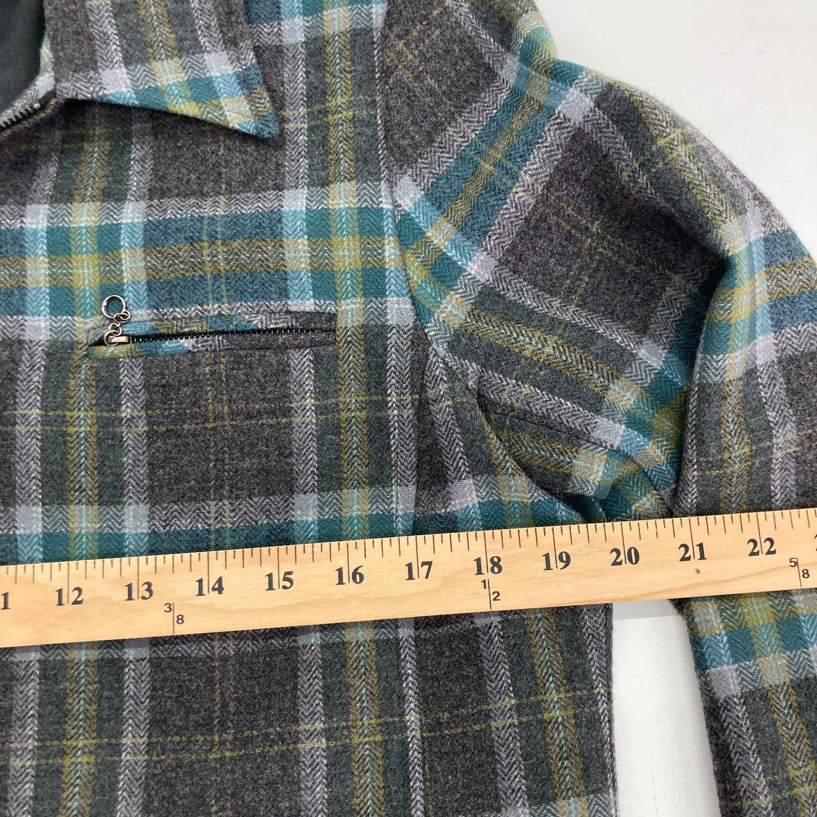Vtg Pendleton Knockabout Plaid Jacket Blazer Wome… - image 8
