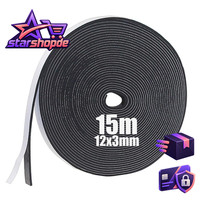 Dichtungsband Selbstklebend Schaumstoff 12Mm X 3Mm Wetterfest 15M TüR Fenster