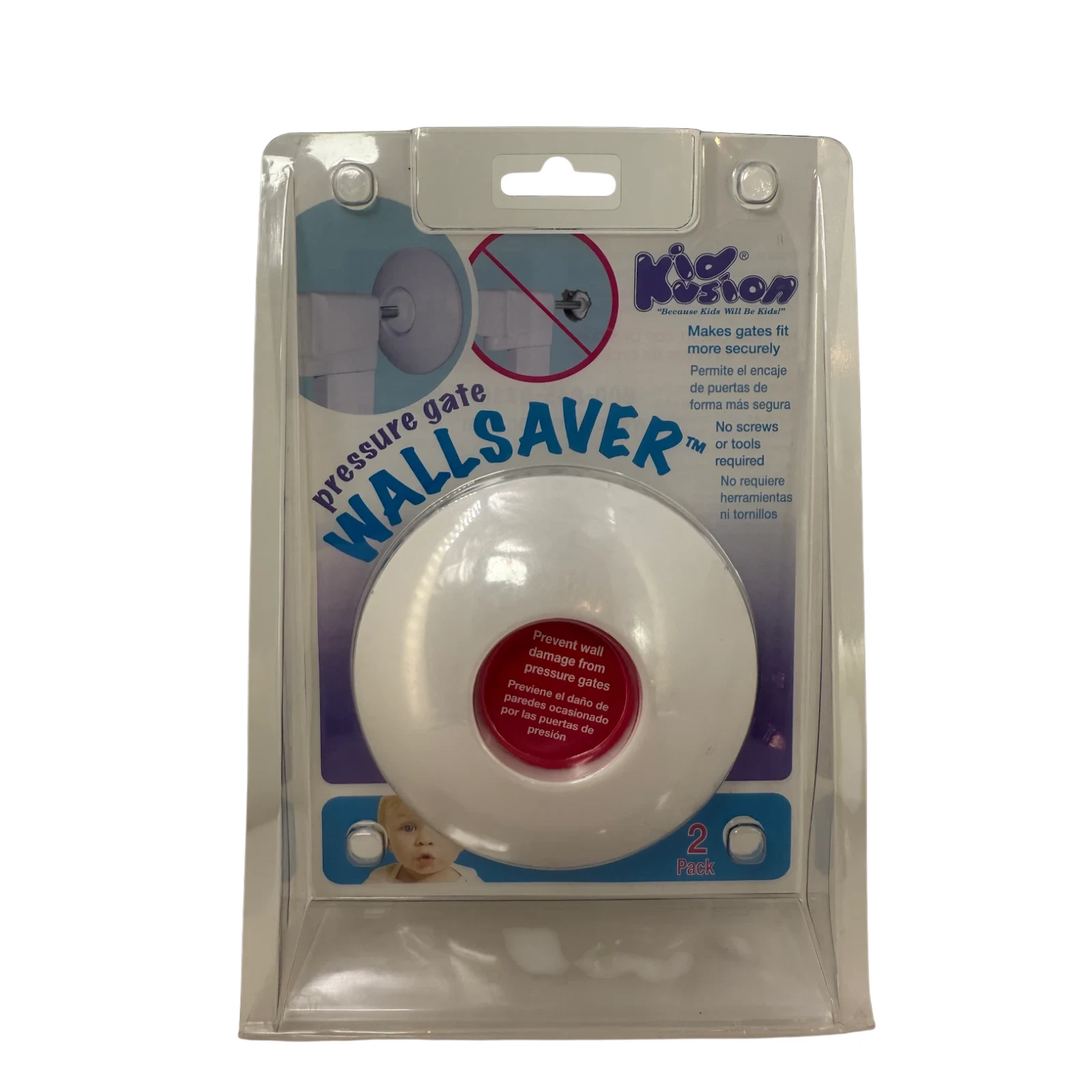 NEW Kid Kusion Pressure Gate Wall Saver 2 pack for Pressure Mounted Gates NIP