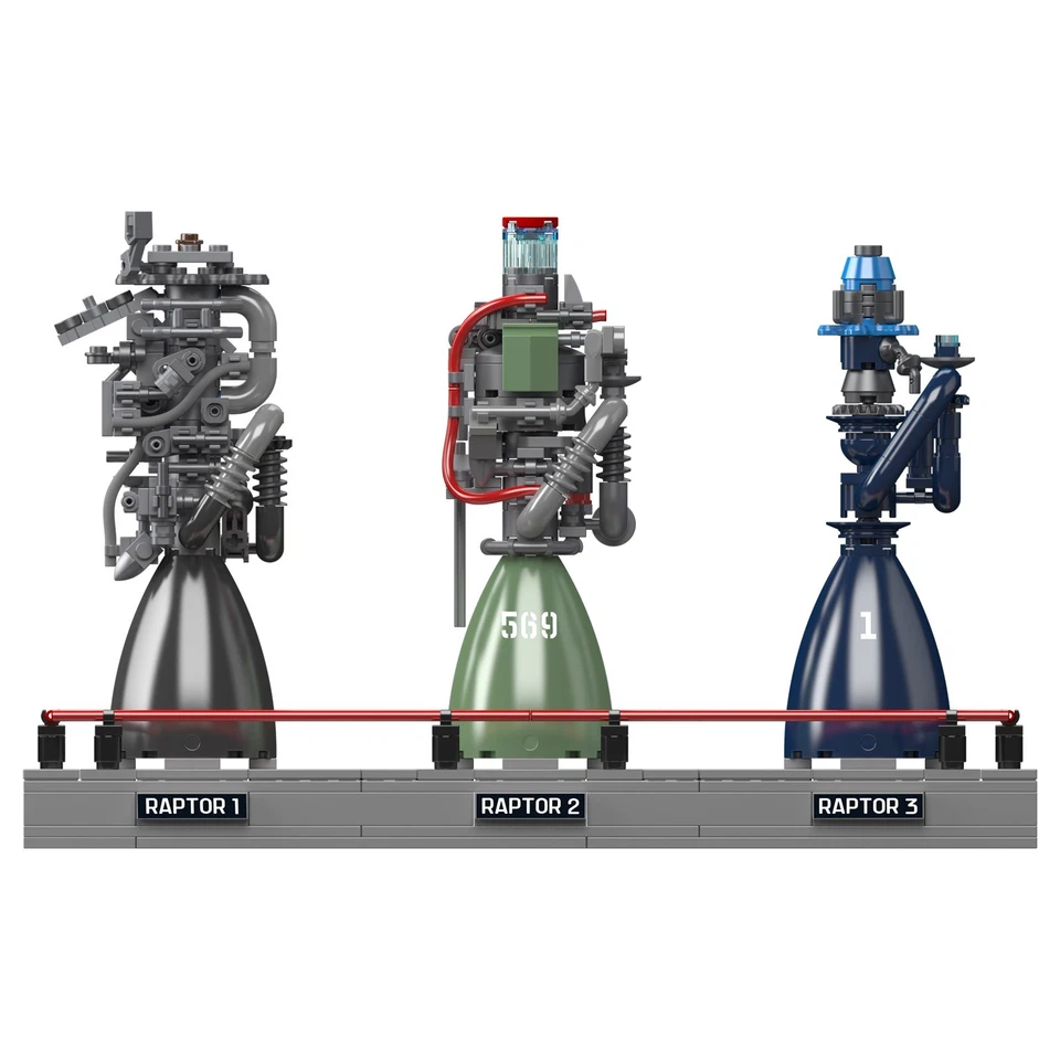 Mould King 10247 Rocket Raptor Engine Model Building Block Toy Collectibles - Image 4 of 4