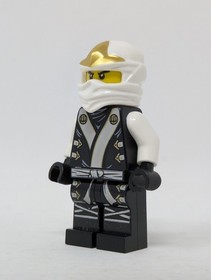 Lego Ninjago Minifigure ZANE (Final Battle) Ice Ninja Nindroid - njo0076, 70504