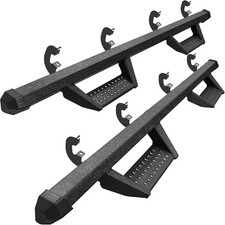 Running Boards Compatible with 19-26 Chevy Silverado/GMC Sierra 1500 Crew Cab, 2