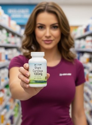 Shark Cartilage Capsules 1000 mg Serving - No.1.