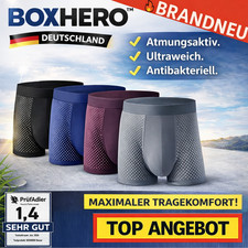 BOXHERO™ Deutschland Boxer aus Bambusfasern - Boxershorts Herren Unterhosen -4er