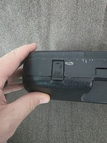 TURBOGRAFX-16 TG16 CD SYSTEM STORAGE CARRYING CASE PINS & HINGES ARE EXCELLENT!