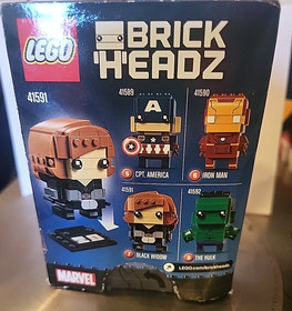 Lego Marvel Brick Headz Black Widow Set 41591 Sealed 143 Pcs - Open box