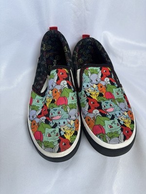 Pokémon Lot Shoes Youth Size 4 And Toy Pokeball Package