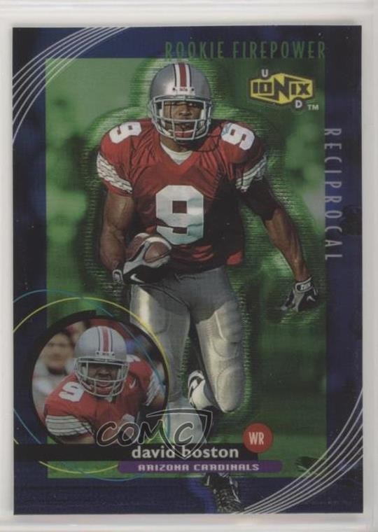 1999 UD Ionix Rookie Firepower Reciprocal David Boston #R75 Rookie RC px8