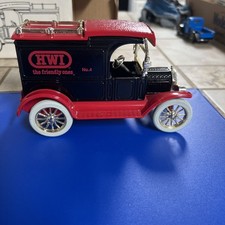 Ertl Die Cast 1913 Model T HWI Delivery Bank With Original Box And Paper