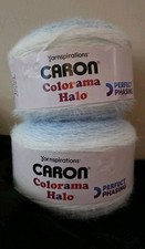 2 Skeins - Caron Colorama Halo Yarn-Skylight ...
