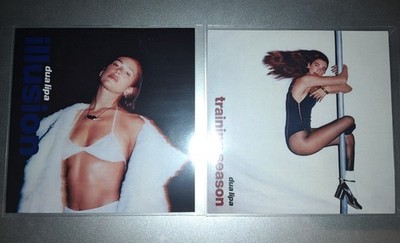 DUA LIPA  TRAINING SEASON  &  ILLUSION , 2CDs je 5 REMIX WARNERS BRAZILIAN PROMO