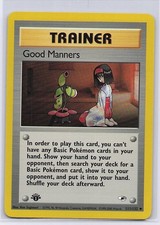 Good Manners 111/132 Uncommon Gym Heroes Pokemon 1st Edition Lightly Played on eBay