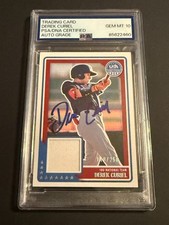 2023 Panini Stars and Stripes Derek Curiel LSU Patch Relic signed PSA Auto 10