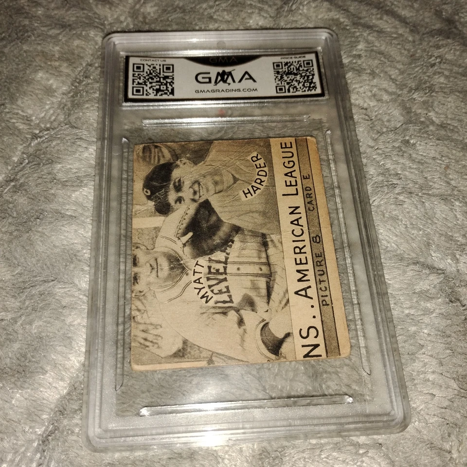 1935 Goudey #9E Jimmie Deshong Johnny Allen Red Rolfe Dixie Walker Yankees GMA 1 - Image 3 of 3