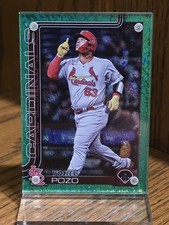 2025 Topps Update Yohel Pozo #US120 Green Rainbow Foil /99 - St. Louis Cardinals