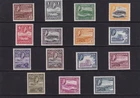 ANTIGUA 1953-1962 QEII definitives (15) SG 120a/134. Mint Hinged.