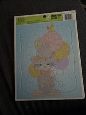 Vintage Precious Moments Frame Tray Puzzle Ages 3-7.