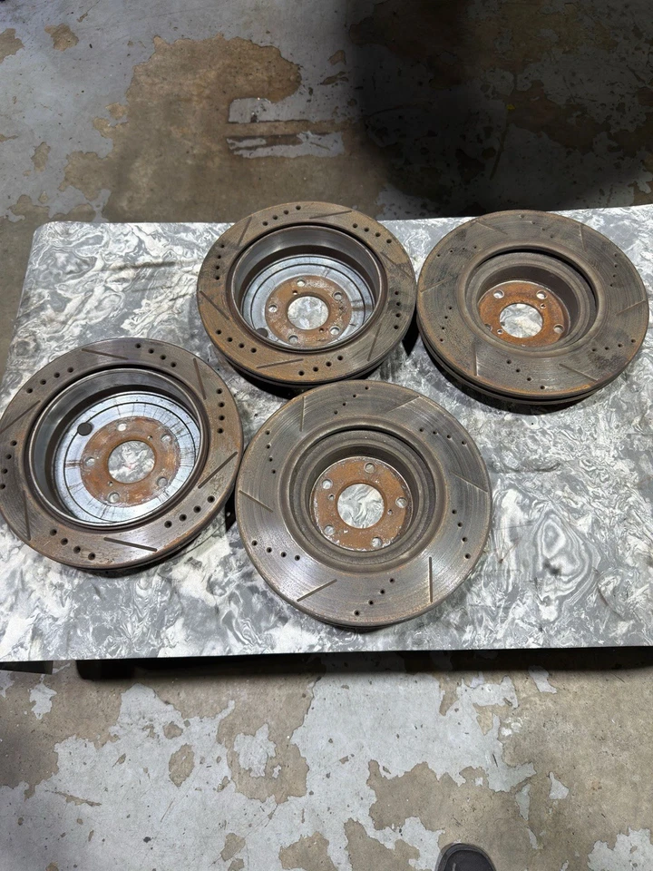 Juego de rotores perforados y ranurados 13-20 Subaru BRZ Scion FRS Toyota 86 GT Foto 3 de 3