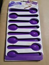 Wilton Spoon-Shaped Silicone Candy Mold, Purple 8 Cavity Flexible