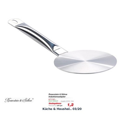 Kleine Universal-Adapterplatte für Induktions-Kochfelder, Ø 14 cm