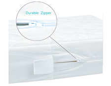 Zippered Mini Crib Mattress Protector Waterproof Playard Mattress Encasement