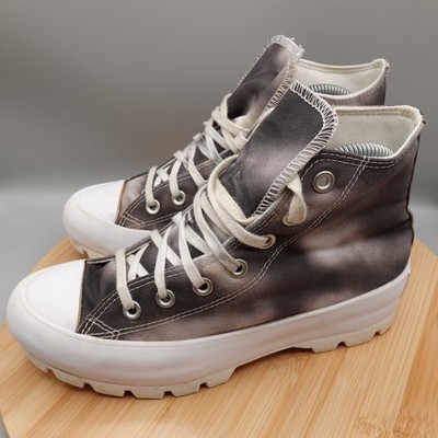 Converse Women Size 7.5 Storm Wind/White CTAS Lugged Hi Muted Cloud Wash 572564C