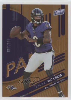2024 Panini National Convention Orange 177/199 Lamar Jackson #3 14t3