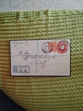 Envelope From Solicitors To Taff Vale Railway George V Embossed Stamp 1915