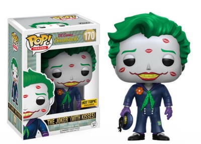 Funko Pop Joker with Kisses Hot Topic Exclusive DC + Protector | eBay