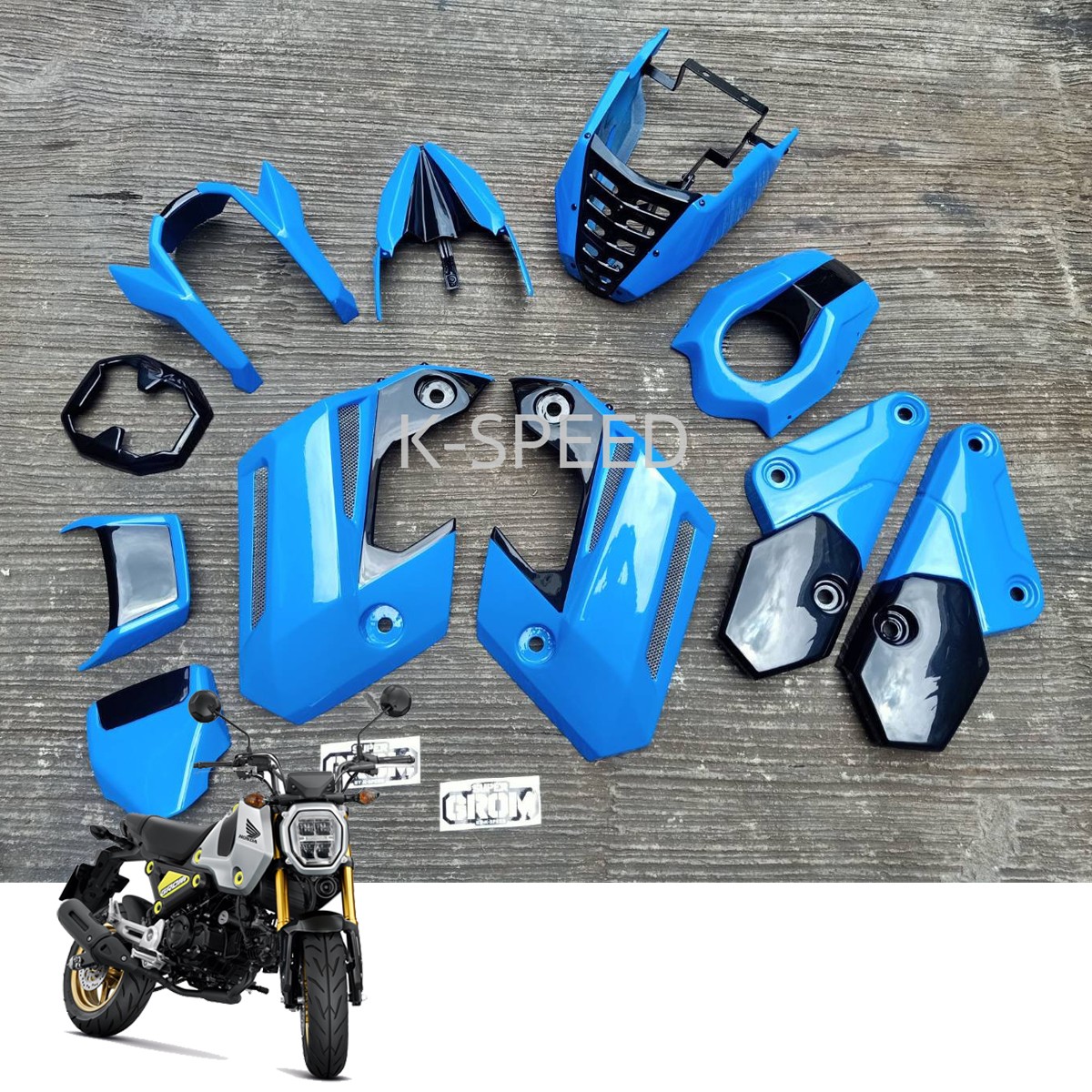 Super Grom Kit Full Set Fits Honda Grom 125 2021 - 2023
